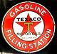 Vintage Art Texaco Filling Station 1 Sided Sign Rare Advertising 30 Chevrolet