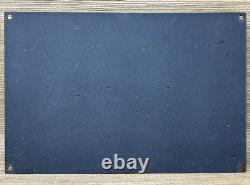 Vintage Atlantic Gasoline Porcelain Sign Gas Station Pump Plate Motor Oil