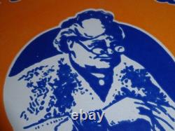 Vintage Auntie Chatter Motor Oil Ford Car Grandma Porcelain Metal Gasoline Sign