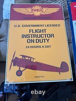Vintage Aviation Ande Rooney porcelain signs (LOT) Beautiful Condition