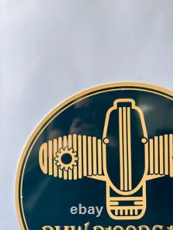 Vintage BMW R100RS 1990 OHV Boxer Twin Heavy Metal Sign 19.7 (50 cm)