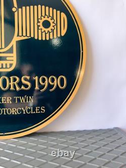 Vintage BMW R100RS 1990 OHV Boxer Twin Heavy Metal Sign 19.7 (50 cm)