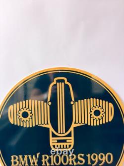 Vintage BMW R100RS 1990 OHV Boxer Twin Heavy Metal Sign 19.7 (50 cm)