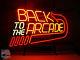 Vintage Back To The Arcade Game Room Neon Sign 17x14 From Usa