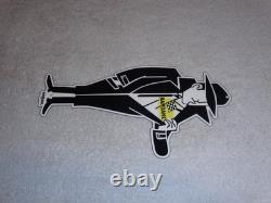Vintage Bardahl Motor Oil Additive Burglar Thief 12 Metal Gasoline Sign! Racing