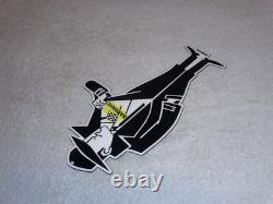 Vintage Bardahl Motor Oil Additive Burglar Thief 12 Metal Gasoline Sign! Racing
