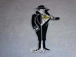 Vintage Bardahl Motor Oil Additive Burglar Thief 12 Metal Gasoline Sign! Racing