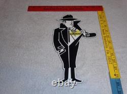 Vintage Bardahl Motor Oil Additive Burglar Thief 12 Metal Gasoline Sign! Racing