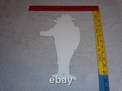 Vintage Bardahl Motor Oil Additive Burglar Thief 12 Metal Gasoline Sign! Racing