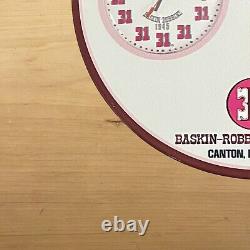 Vintage Baskin-robbins Ice Cream Porcelain Sign Store Service Station Pump Plate