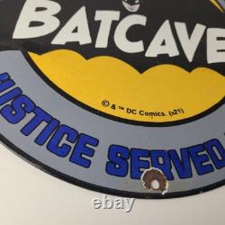 Vintage Batman Sign Bat Cave DC Comics Toys Porcelain Gas Sign