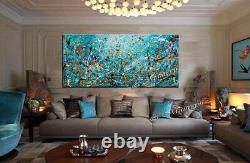 Vintage Beauty 109 Painting 72 Jackson Pollock style, Large Abstract on canvas