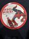 Vintage Big Red Soda Porcelain Spider Man Gas Oil Beverage Drink Garage Ad Sign