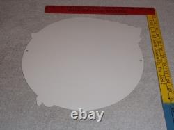 Vintage Bigger Spark More Bang Woman? & Plug 12 Metal Big Gasoline & Oil Sign