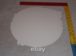 Vintage Bigger Spark More Bang Woman? & Plug 12 Metal Big Gasoline & Oil Sign