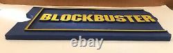 Vintage Blockbuster Video Retail Store Sign Original