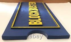 Vintage Blockbuster Video Retail Store Sign Original