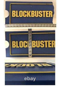 Vintage Blockbuster Video Retail Store Sign Original
