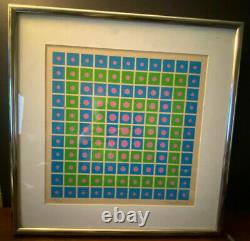 Vintage Bob Montgomery Signed and Numbered Serigraph MCM Pop Art 1970's