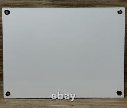 Vintage Boeing Aircraft Co Porcelain Sign Airplane Hangar Gas Station Motor Oil