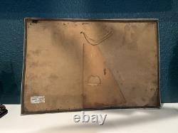 Vintage Britelite Oil Porcelain Enamel Sign From Glassgow 14.5 X 10 Ex Cond