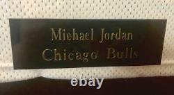 Vintage Bulls Michael Jordan Auto Signed Framed Jersey Upperdeck Coa & Holo