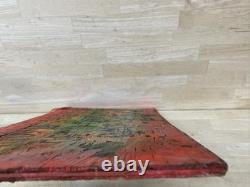 Vintage CARNIVAL FAIR Sign Folk Art Wood 4 darts bust 3 Handmade Painted