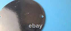 Vintage Cadillac Service Sign Gas Pump Automobiles Porcelain Sign