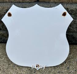 Vintage California Route 66 Porcelain Metal Highway Sign Gas Station Road Shield