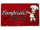 Vintage Campbell's Soup Porcelain Sign Cracker Gas Station Grocery Store Oil