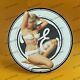 Vintage Car Moto Girl 8'' Gas Station Service Man Cave Oil Porcelain Sign 036