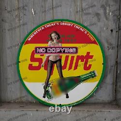 Vintage Car Pinupgirl Style Gas Station Service Man Cave Oil Porcelain Sign 056