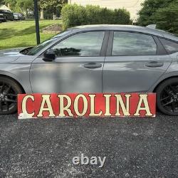 Vintage Carolina Freight Lines 84 Metal Trucking Sign Transportation
