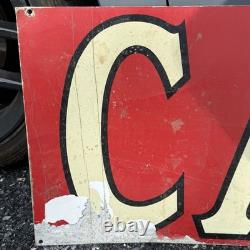 Vintage Carolina Freight Lines 84 Metal Trucking Sign Transportation