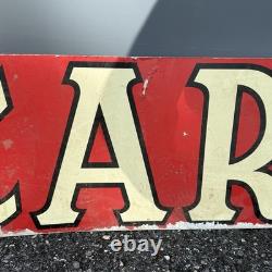 Vintage Carolina Freight Lines 84 Metal Trucking Sign Transportation