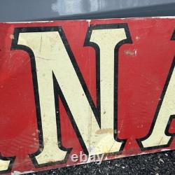Vintage Carolina Freight Lines 84 Metal Trucking Sign Transportation