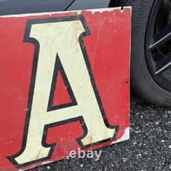 Vintage Carolina Freight Lines 84 Metal Trucking Sign Transportation