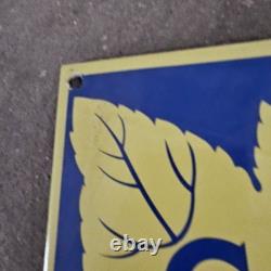 Vintage Cash For Cream Old Us Gasoline Oil Gas Pump Enamel Porcelain Sign