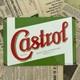 Vintage Castrol Motor Oil French 8x12 Inches Porcelain Enamel Sign