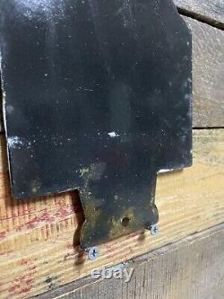 Vintage Certified Used Cars Porcelain Sign Gas Pump Plate Motor Oil Auto Sales