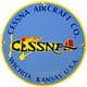 Vintage Cessna Aircraft Co Porcelain Sign Airplane Hangar Gas Station Motor Oil