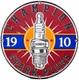 Vintage Champion Spark Plugs Porcelain Sign Dealership Gas Station Motor Oil