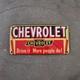 Vintage Chevrolet Drive It Old Us Gasoline Oil Gas Pump Enamel Porcelain Sign