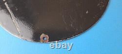 Vintage Chevrolet Sign Auto Service DIY Garage Porcelain Gas Pump Sign