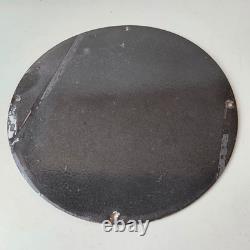 Vintage Chevron Gasoline Sign Airplane Cartoon Aviation Gas Ad Porcelain Sign