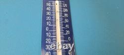 Vintage Chevron Gasoline Sign Gas Pump Ad Sign on Porcelain Thermometer