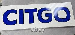 Vintage Citgo Gas Station Metal Sign Oil Automotive 35 x 12