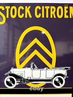 Vintage Citroën Dealership Sign French Stock Garage Decor 24x16 (60x40 cm)