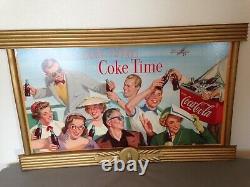 Vintage Coca Cola, Cardboard, 2 sided sign