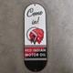Vintage Come In Indian Red Old Us Gasoline Oil Gas Pump Enamel Porcelain Sign